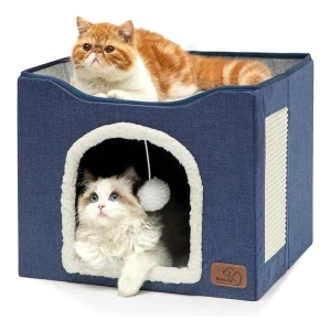 Bedsure Camas Para Gatos Color Azul