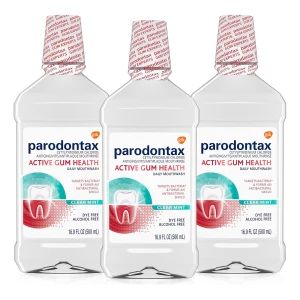 Parodontax Active Gum Health Enjuague Bucal 480ml 3 Pack