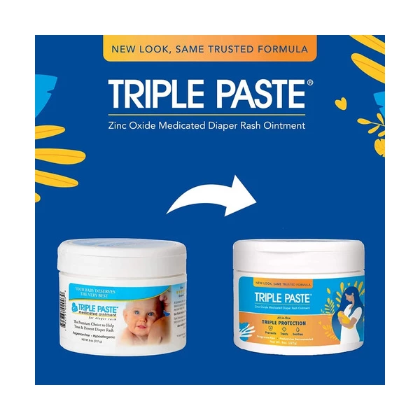 Ungüento Medicinal Triple, Para La Erupción De Pañal, 8 Onza - Image 2