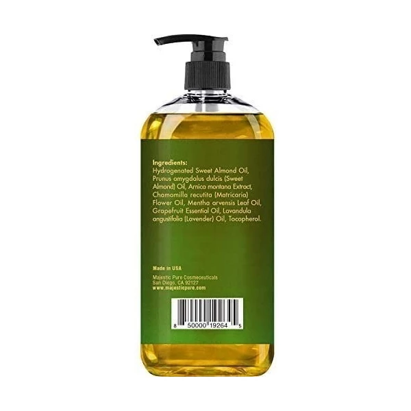 Aceite Masaje Muscular Árnica Majestic Pure Pack 2 (236ml) - Image 2