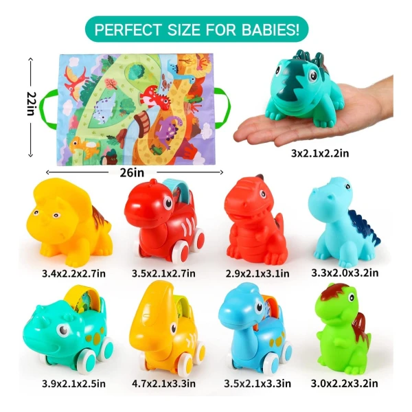 Alasou Juguetes De Dinosaurio Con Tapete De Juego - Image 5
