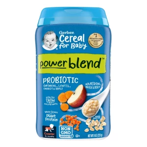 Gerber Probiótico Cereal De Avena Zanahoria Y Manzana 227 G