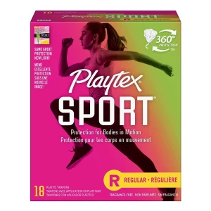 Playtex Tampones Deportivos Con Tecnología Flex-fit, Regular