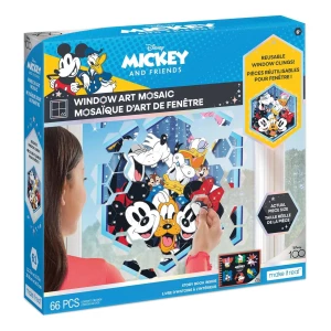 Make It Real Rompecabeza Reutilizable Para Ventana Mickey.