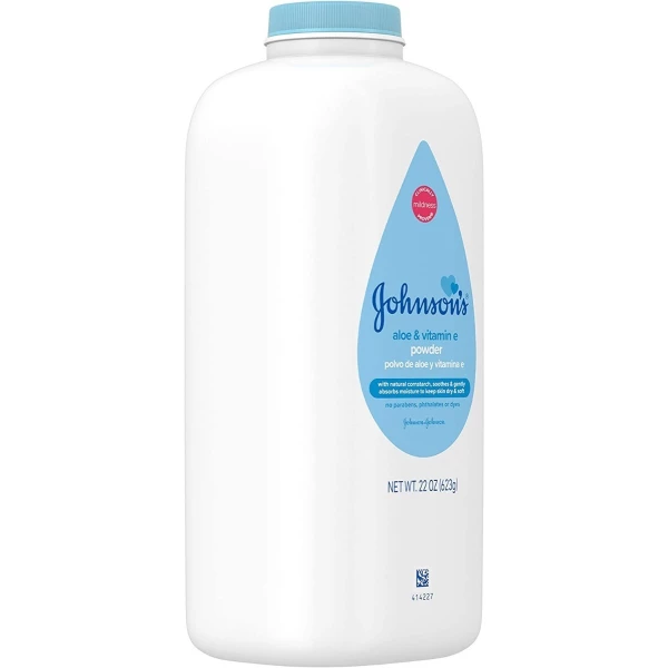 Talco Johnson's De Almidon Puro, Aloe Y Vitamina E 623g - Image 3