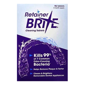 Retainer Brite Tabletas Limpiadoras De Retenedores, 96 Pzas - Image 2