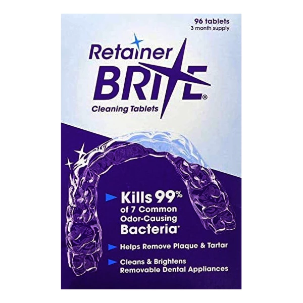 Retainer Brite Tabletas Limpiadoras De Retenedores, 96 Pzas - Image 2