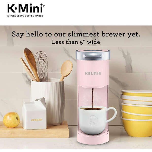 Keurig Mini Cafetera Para Cápsulas K-cup, Rosa Color Rosa Polvorienta - Image 4