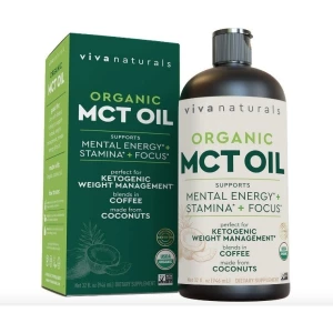 Aceite Mct Orgánico Para Café Matutino 32 Fl Oz (946 Ml)