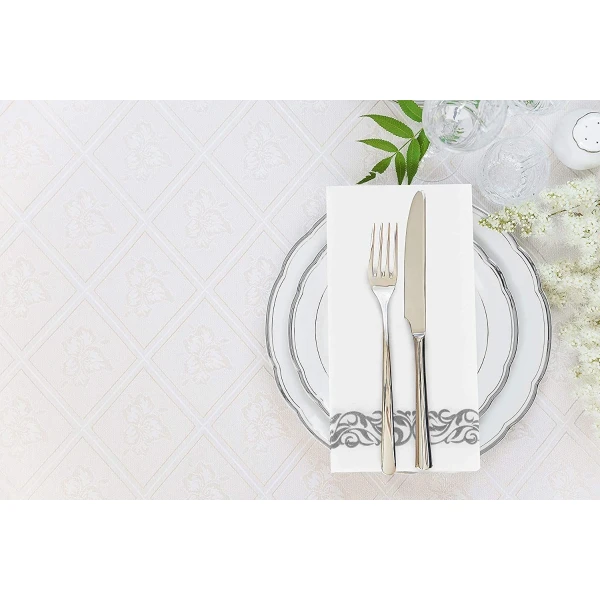 Party Bargains Papel Desechable Con Tacto De Lino 200 Piezas - Image 3