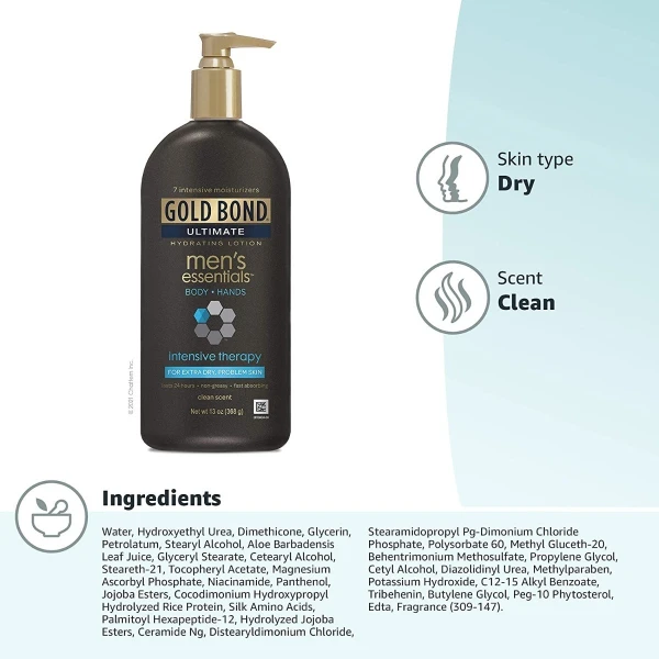 Gold Bond Loción Hidratante Ultimate Men's Essentials 13 Oz - Image 5