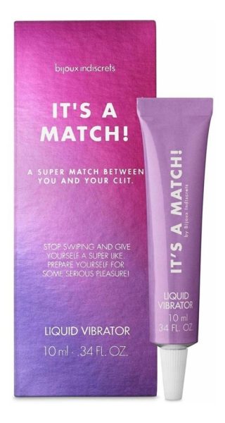 Bijoux Indiscrets It's A Match Vibrador Líquido 10ml Color Transparente - Image 3