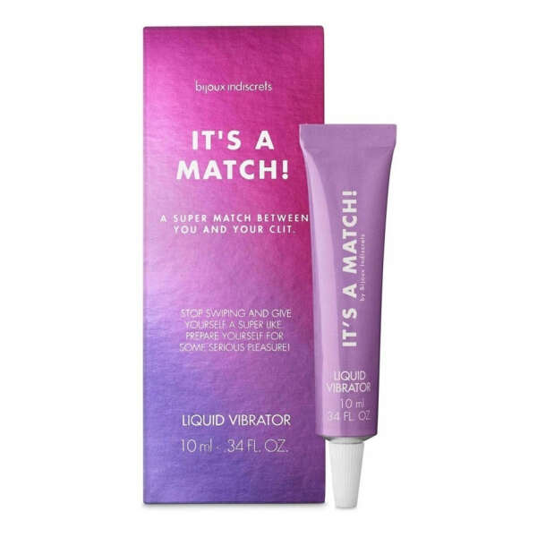 Bijoux Indiscrets It's A Match Vibrador Líquido 10ml Color Transparente - Image 3