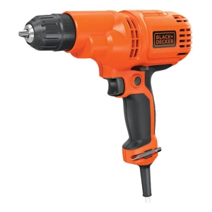 Taladro Black & Decker Dr260c 5.2-amp, 3/8 Pulgadas Color Black/orange