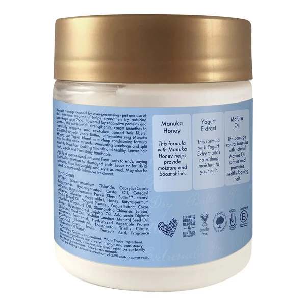 Sheamoisture - Mascarilla Miel Manuka Karité E Hidrato Yogur - Image 3
