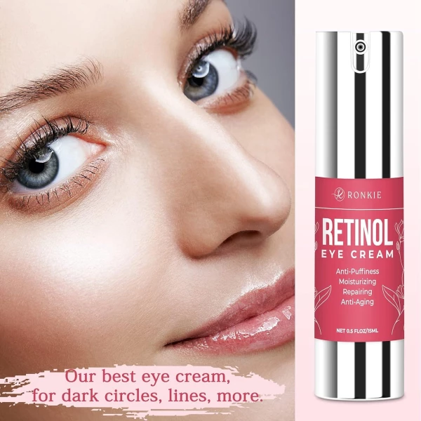 Ronkie Crema De Ojos Con Retinol Para Ojeras E Hinchazón Momento De Aplicación Noche Tipo De Piel Todo Tipo De Piel - Image 2