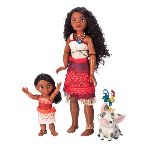 Disney Princesas Set De Muñecas Moana Y Simea 4 Piezas - Image 2