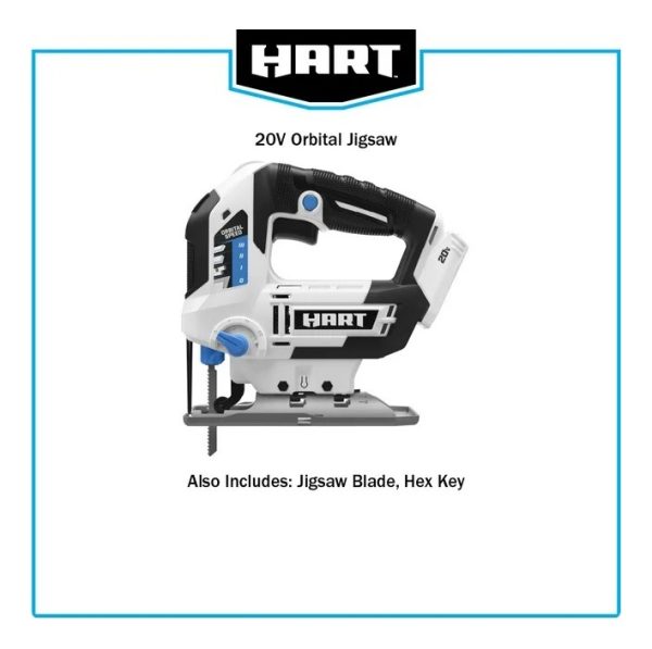 Hart Sierra Caladora Orbital Inalámbrica De 20 V Sin Bateria - Image 4