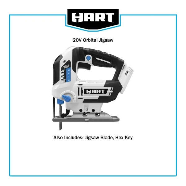 Hart Sierra Caladora Orbital Inalámbrica De 20 V Sin Bateria - Image 4