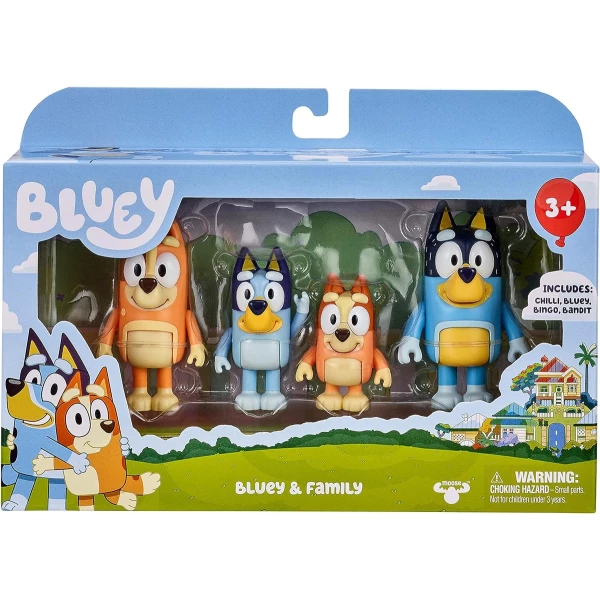 Bluey And Family Figuras De Juego Coleccionables, Multicolor - Image 2