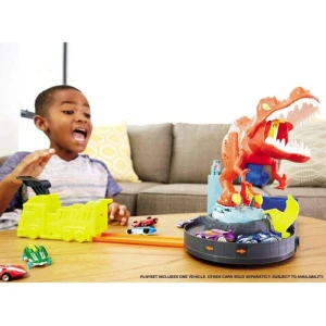 Hot Wheels T-rex Rampage - Juego De Pistas Con 1 Carro Color Rojo - Image 2