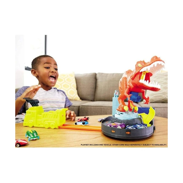 Hot Wheels T-rex Rampage - Juego De Pistas Con 1 Carro Color Rojo - Image 2
