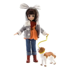 Lottie Doll Walk In The Park Muñeca Con Perrito De Mascota