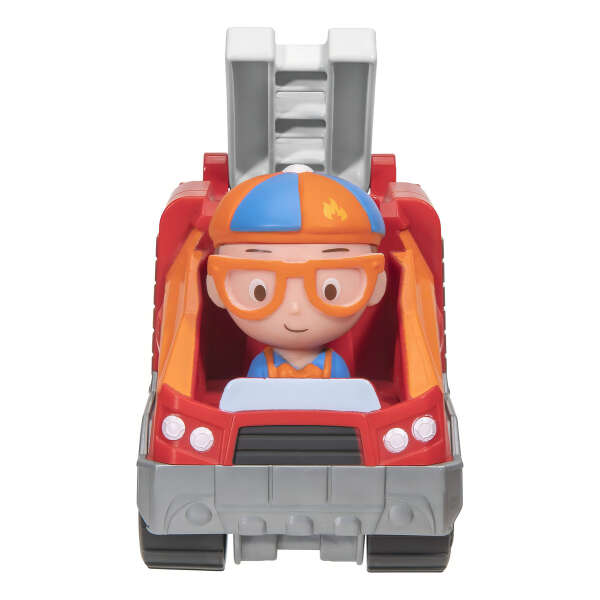 Jazwares Mini Vehículos Blippi,varios Packs Para Seleccionar Color Excavadora Y Camión De Bomberos - Image 5