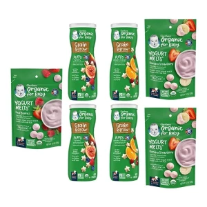 Gerber Snacks Variados Para Bebes Con Ingredientes Orgánicos