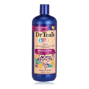 Gel De Baño De Saúco 3 En 1, Dr Teal's Vitamina C 20 Onzas