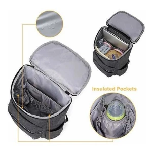 Mama Mochila Ligera Para Pañales Con Cambiador Bolsillo Ais - Image 3