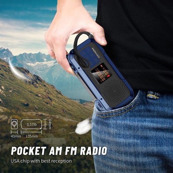 Radio De Emergencia Meteorológica Wb Noaa, Am Fm, Bluetooth - Image 5
