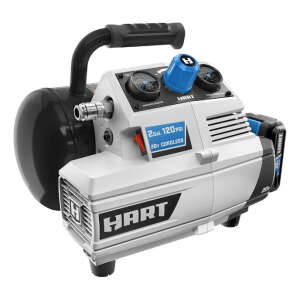 Hart Kit De Compresor De 20 V, 7.6 Lts, (1) Batería De 4 Ah Color Blanco Fase Eléctrica Monofásica Frecuencia 50