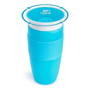 Munchkin(R) Miracle(R) 360 Vaso Antiderrame Para Niños Pequeños Color Azul Claro Azul Corazón