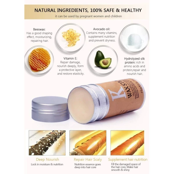 Cera Fijador En Barra Con Productos Naturales Anwoor 2 Pack - Image 3