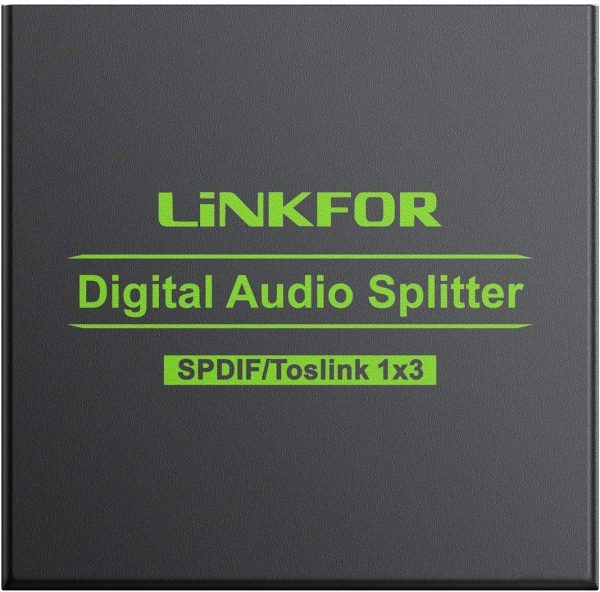 Linkfor Divisor Toslink De 3 Puertos Con 4 Cables De 5.9 Ft - Image 5