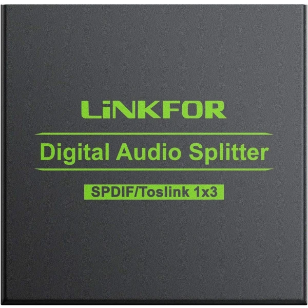 Linkfor Divisor Toslink De 3 Puertos Con 4 Cables De 5.9 Ft - Image 5