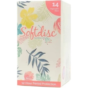 Discos Menstruales Desechables Certificados 14pzas Softdisc Color Transparente