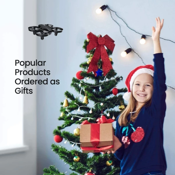 Mini Dron A20w Para Niños, Cámara 720p Hd, Rc Fpv 3 Baterías Color Black - Image 2