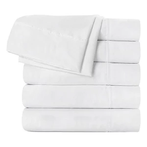Utopia Ropa De Cama 6 Sabanas Mate Resistentes A Las Arrugas Color Blanco Diseño De La Tela Liso