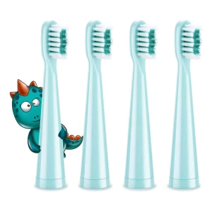 Vekkia 4-pack De Repuesto Cabezas De Cepillo De Dientes Color Azul Claro