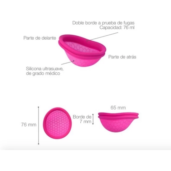 Copa De Disco Menstrual Grado Medico - Ziggy Cup Intimina - Image 3