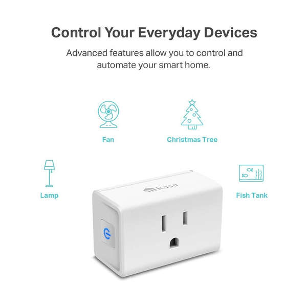 Enchufes Inteligentes Kasa Smart Home 15 Amp 4uds Wifi Alexa Color Blanco - Image 2