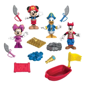 Just Play Mickey Mouse, Juego De Figuras De Aventura Pirata - Image 3
