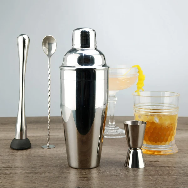 Czw Coctelera Profesional De Barman, Acero Inoxidable 710 Ml Color Plateado - Image 3
