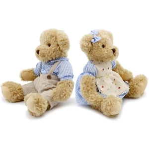 Oitscute - Juego De 2 Ositos De Peluche , Color Azul 28cm - Image 2