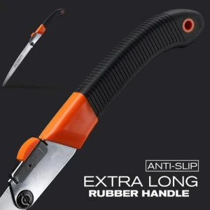 Sierra Plegable Compacta, Rexbeti, Hoja 8.0 In, Para Acampar Color Negro/naranja - Image 4
