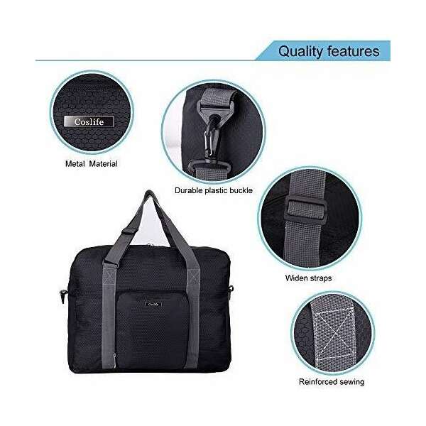 Bolsa De Viaje Plegable Para Mujeres Y Hombres Impermeable Y - Image 3
