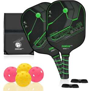Juego D 2 Raqueta D Grafito P Pickleball, 4 Bolas Pickleball