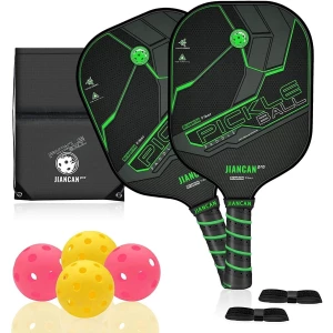 Juego D 2 Raqueta D Grafito P Pickleball, 4 Bolas Pickleball